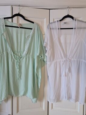 Boho Swim Cover Up  Bundle Large OP + No Boundaries Beachy